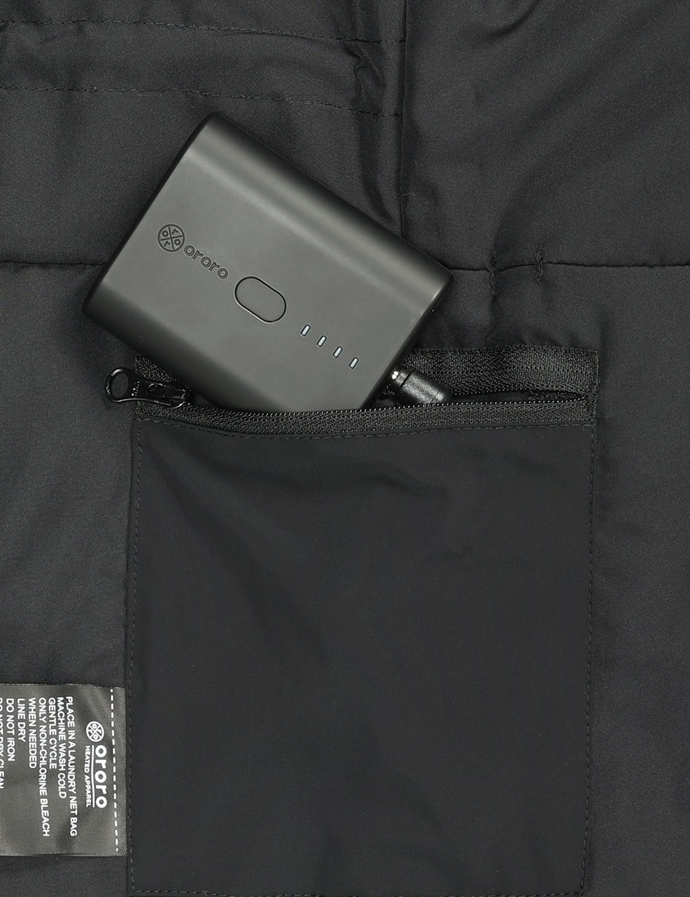 Inside Battery Pocket