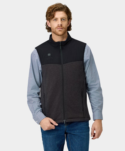 Augusta Men's Heated Sweater Fleece Vest