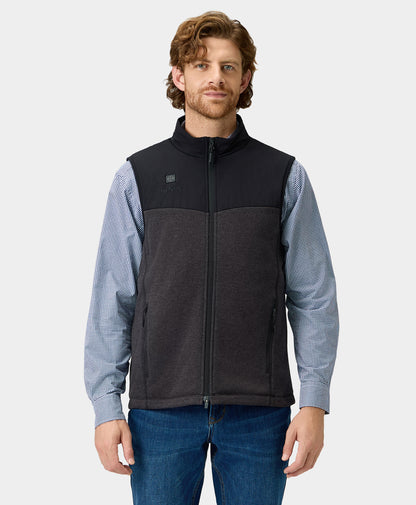 Augusta Men's Heated Sweater Fleece Vest