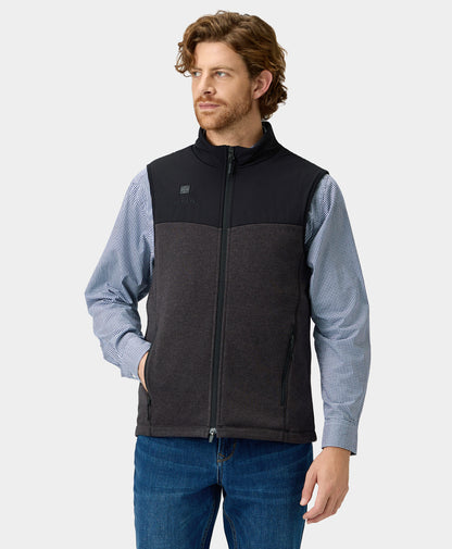 Augusta Men's Heated Sweater Fleece Vest