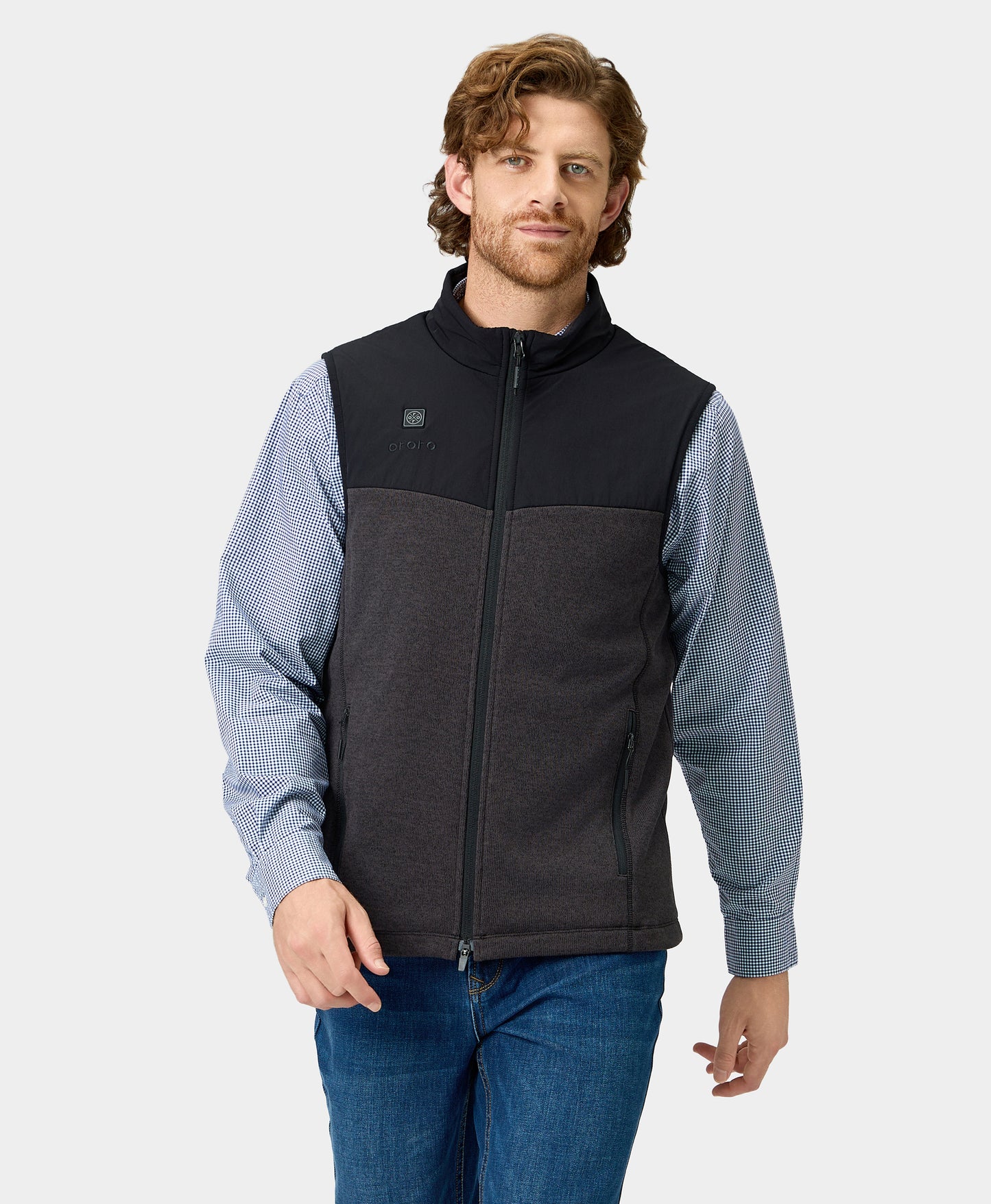 Augusta Men's Heated Sweater Fleece Vest