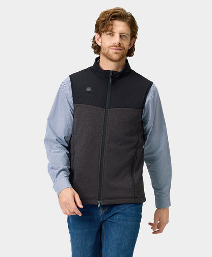 Augusta Men's Heated Sweater Fleece Vest