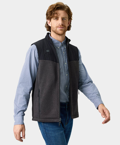 Augusta Men's Heated Sweater Fleece Vest