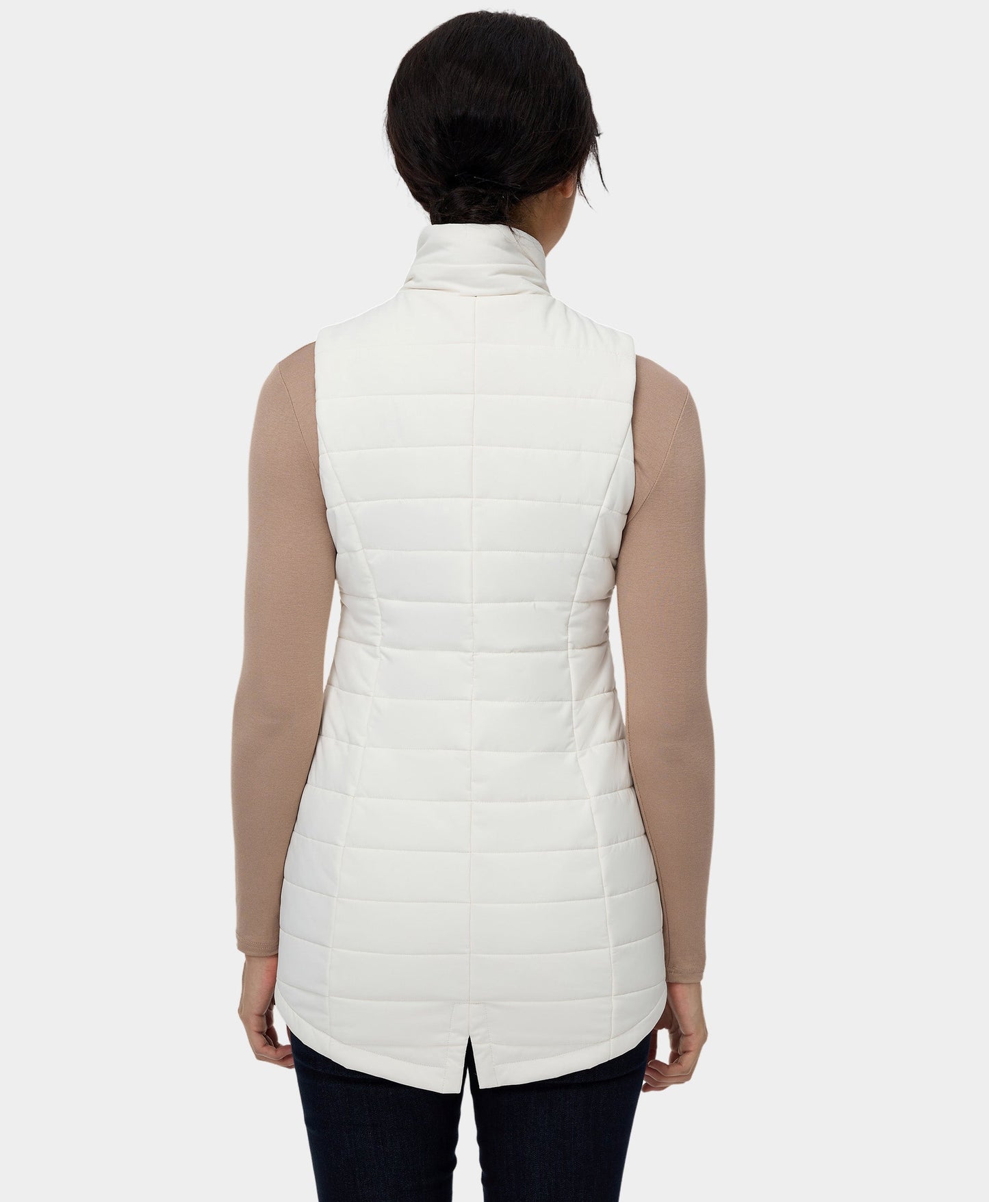 Women Heated Long Puffer Vest