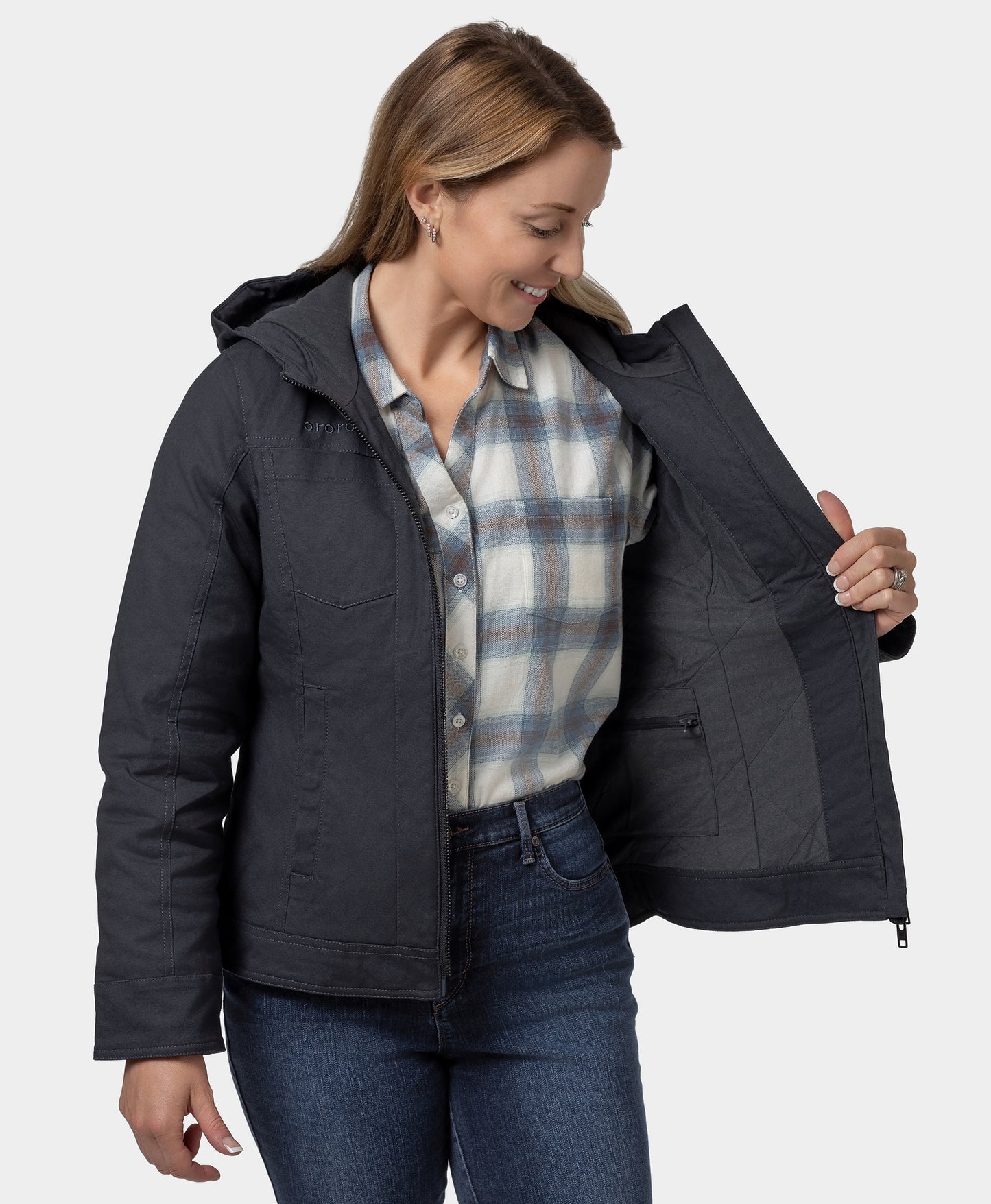 Cheyenne Women's 5-Zone Dual-Control Heated Canvas Jacket