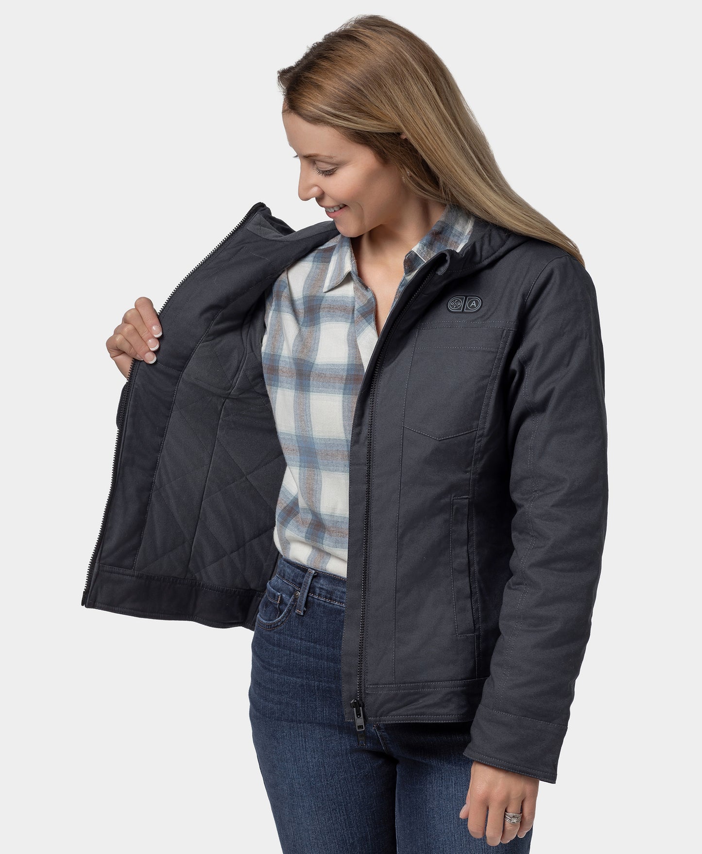 Cheyenne Women's 5-Zone Dual-Control Heated Canvas Jacket