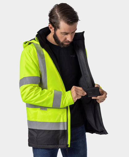 Flagstaff Men's Heated High-Visibility Jacket