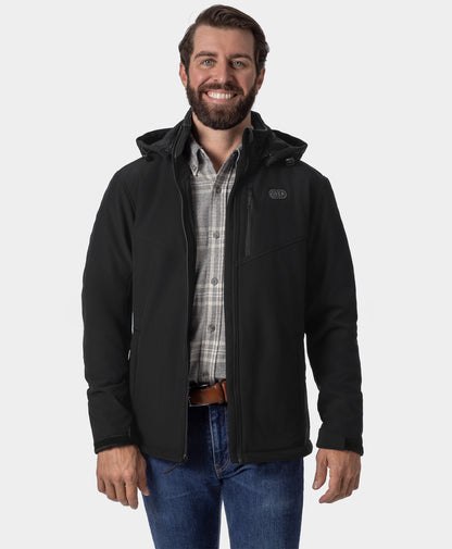 Men's Heated Dual Control Jacket with 5 Heating Zones (Pocket Heating)
