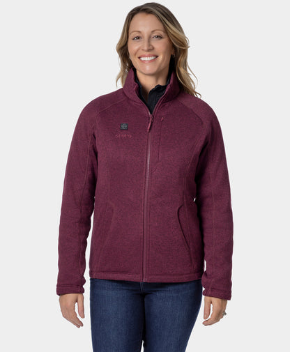 Augusta Tournament Women's 4-Zone Heated Sweater Fleece Jacket (Target's Version)