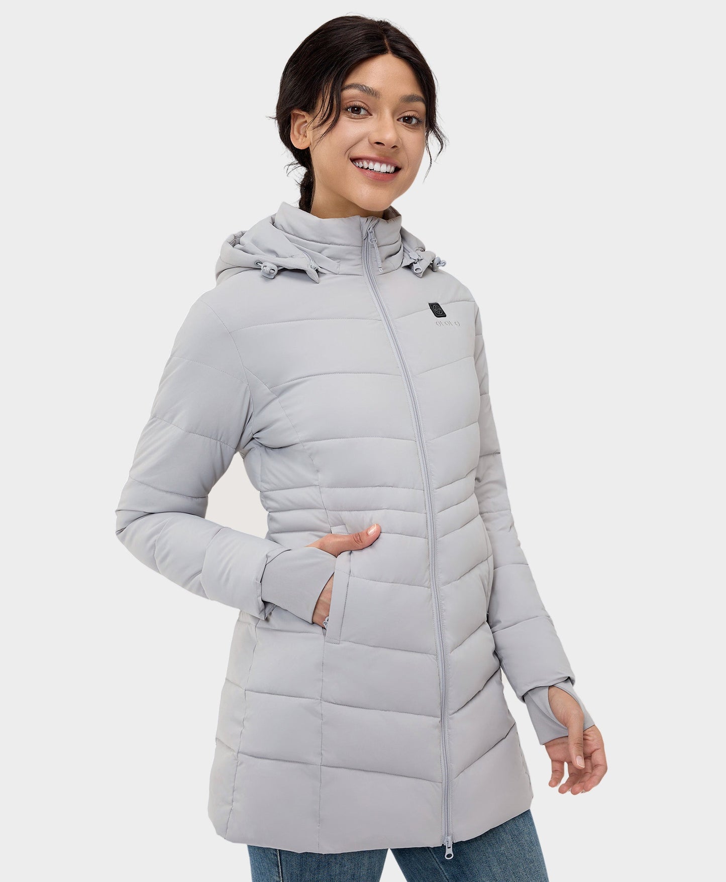 Women's Heated Puffer Parka Jacket