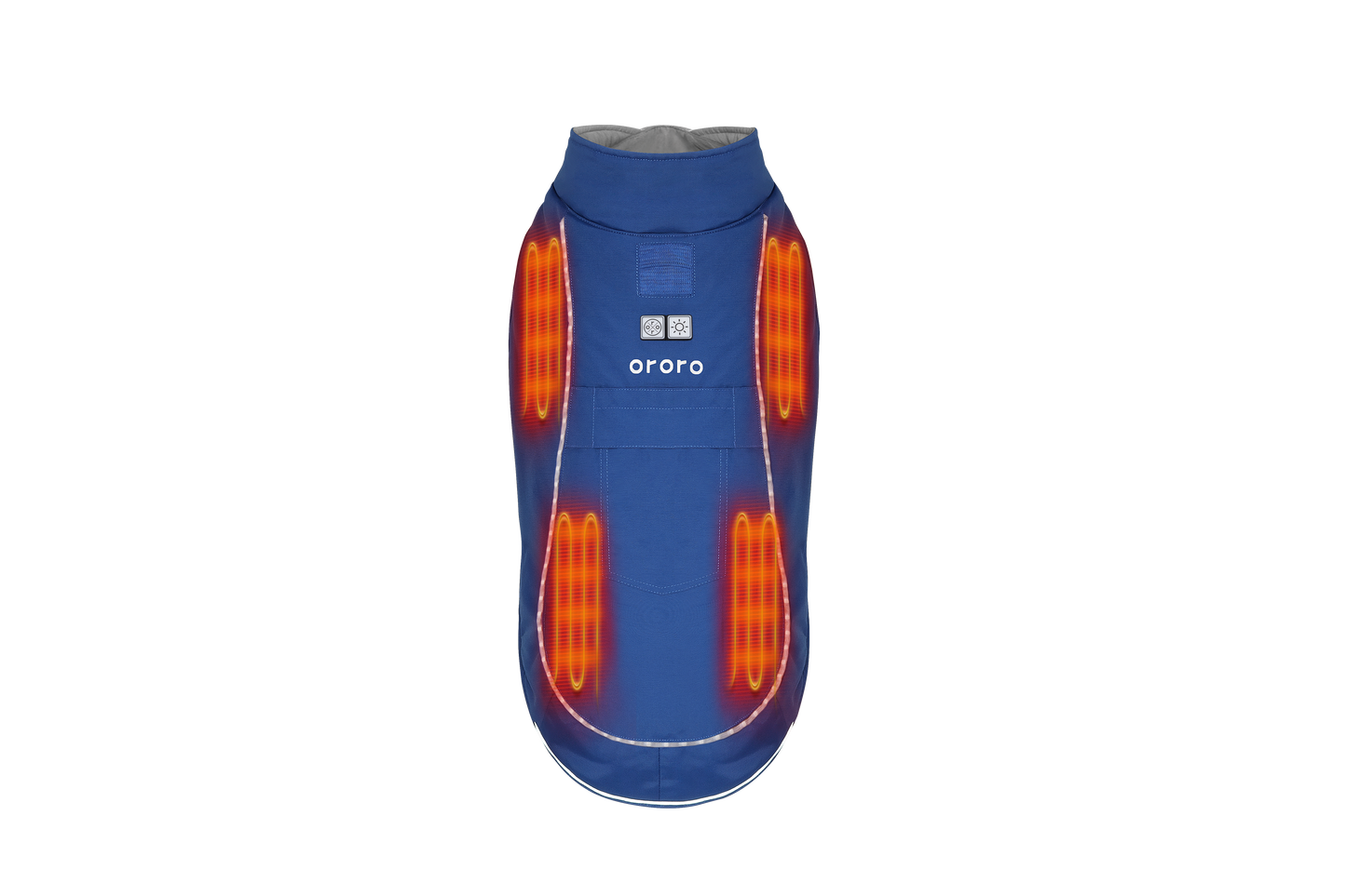 Koldpwoof 4-Zone Heated Dog Vest w/ LED Lights