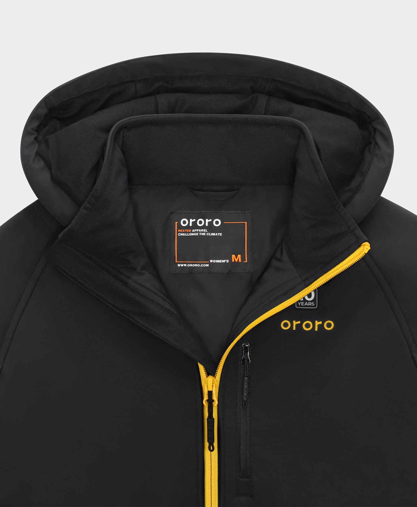 Women's 4-Zone Classic Heated Jacket (10-Year Anniversary Limited Edition) - Black & Gold