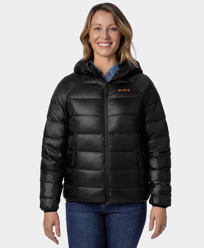 Aero Women's 4-Zone Packable Heated Down Jacket