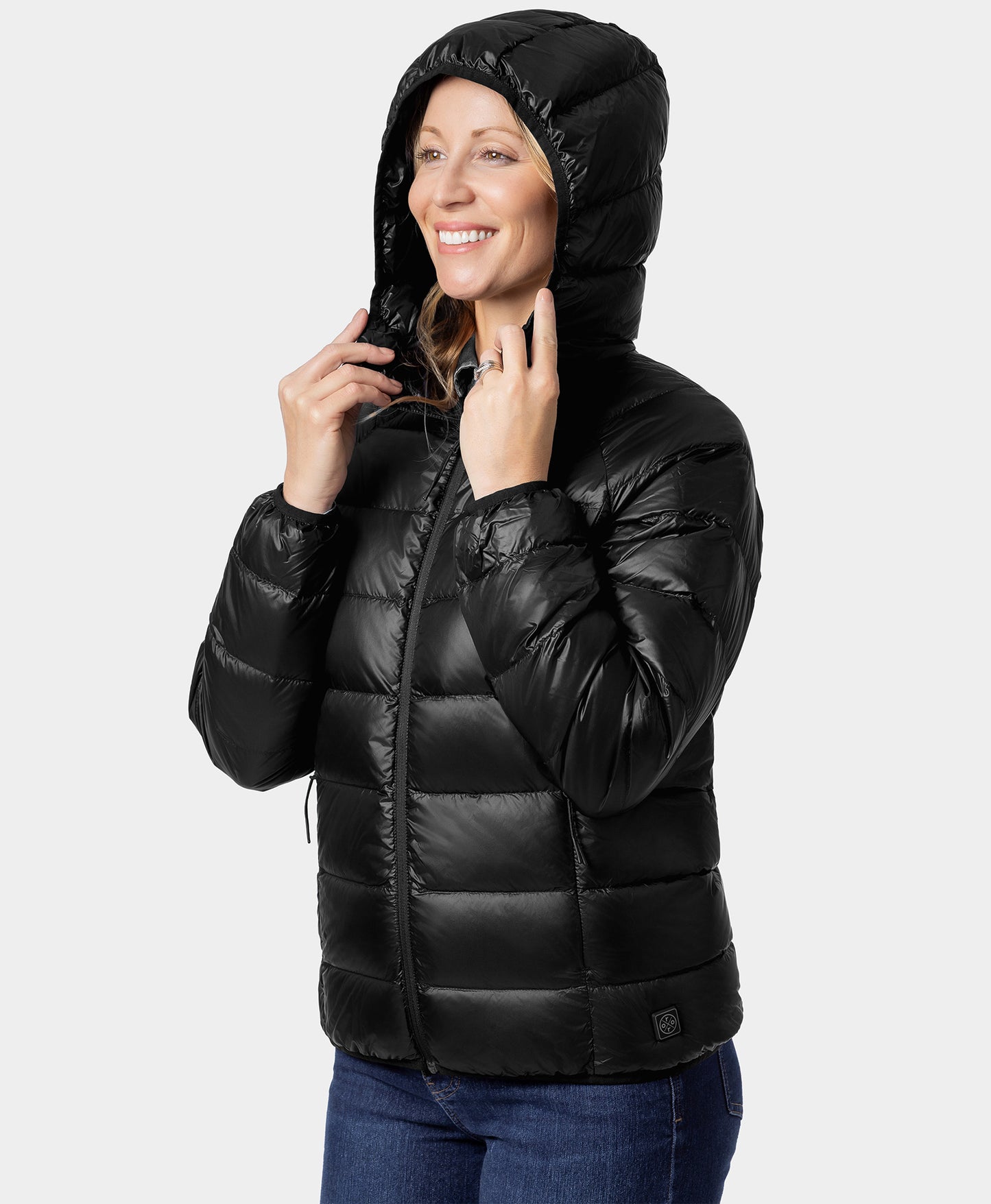 Aero Women's 4-Zone Packable Heated Down Jacket