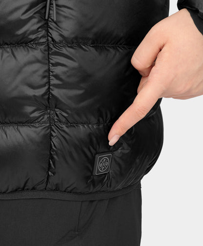 Aero Women's 4-Zone Packable Heated Down Jacket