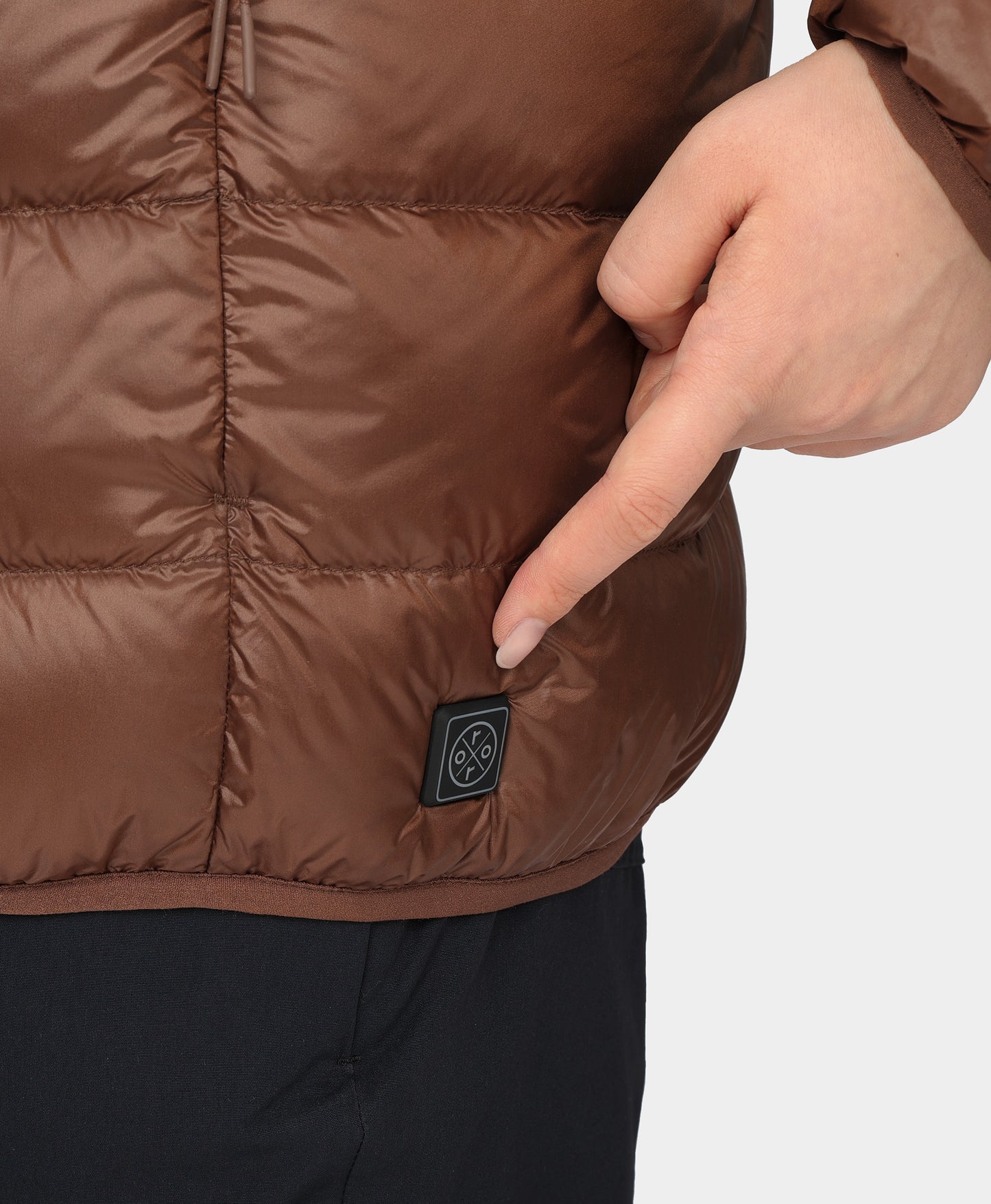 Aero Women's 4-Zone Packable Heated Down Jacket