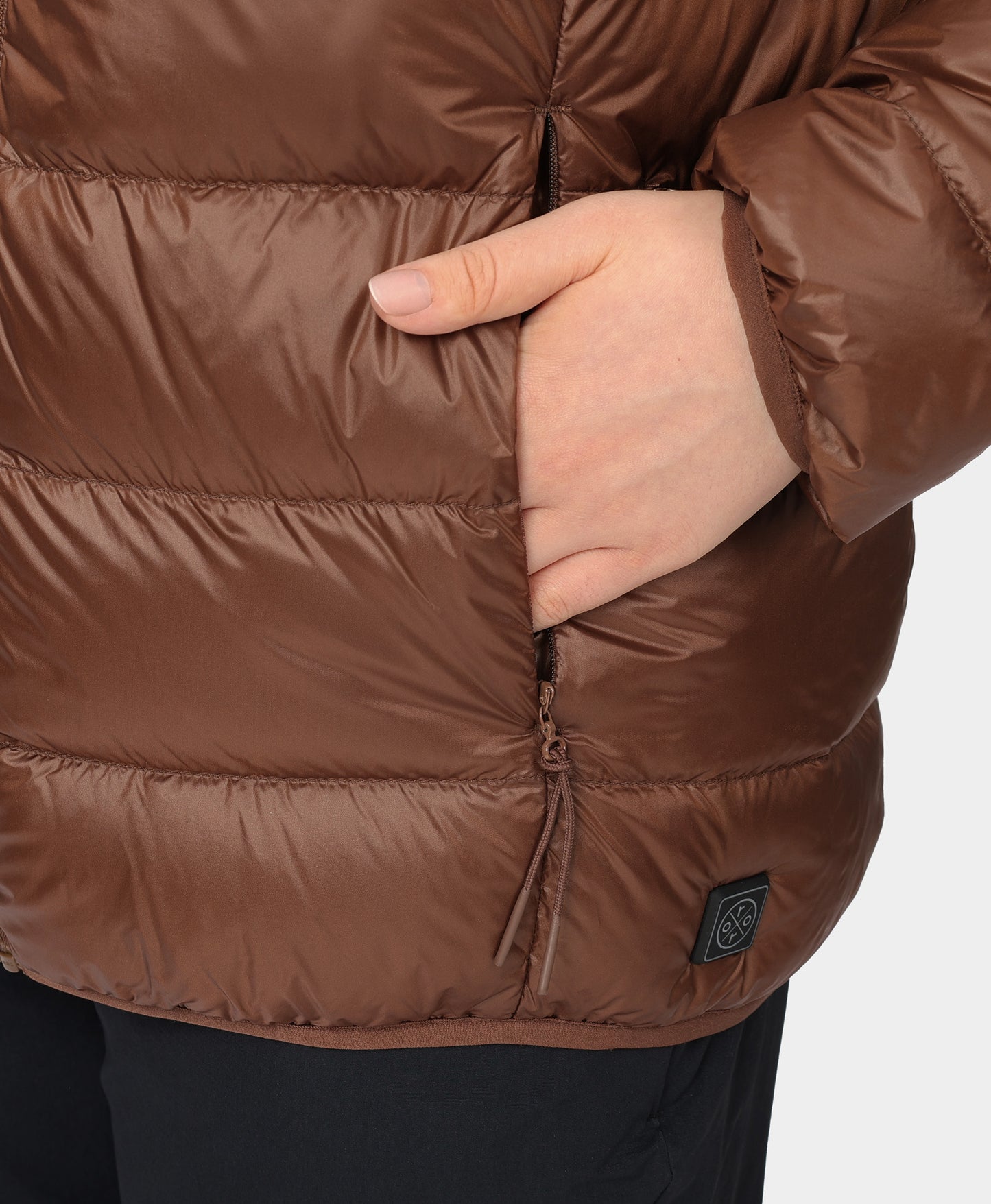 Aero Women's 4-Zone Packable Heated Down Jacket