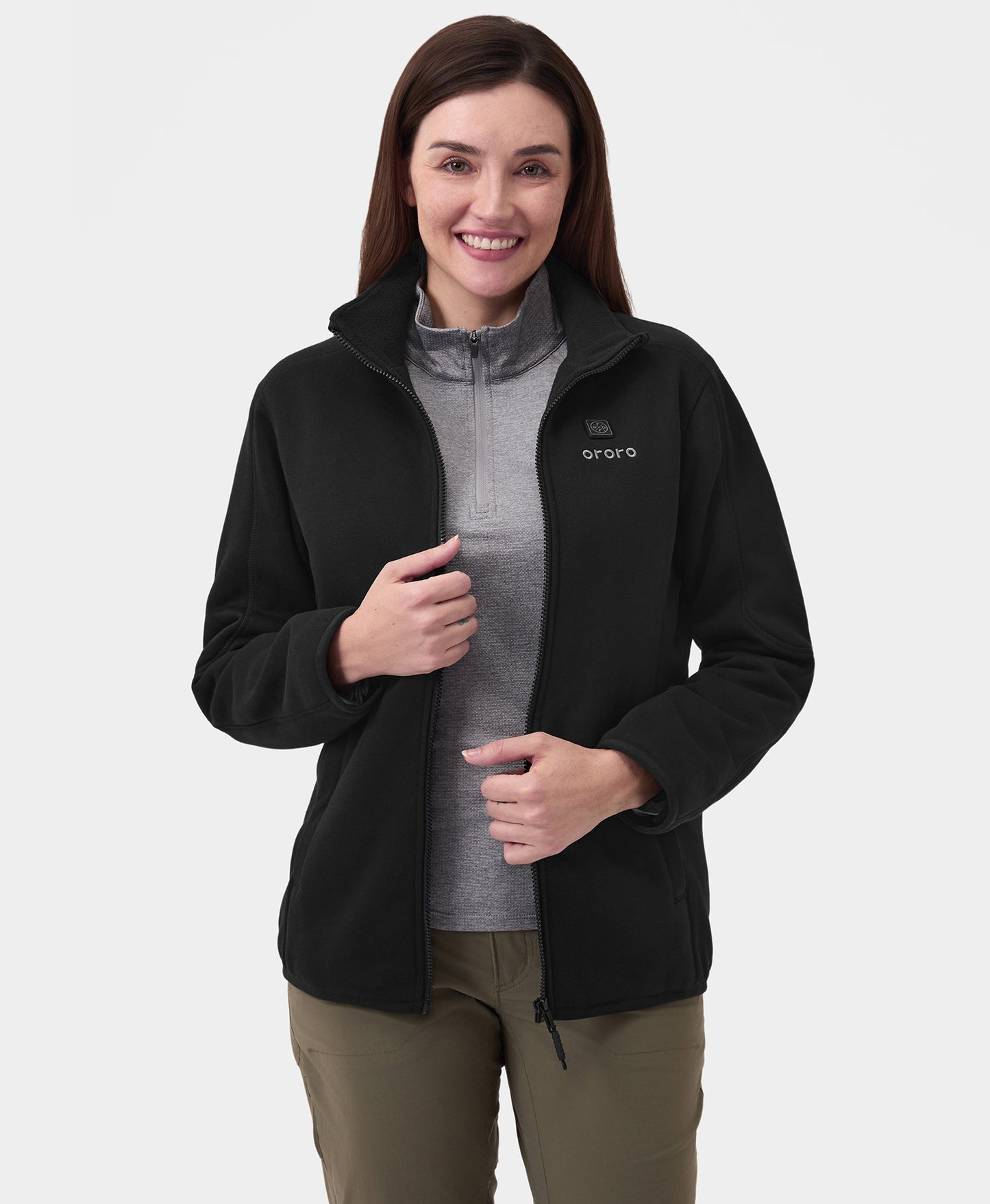 Women's Heated Fleece Jacket (4 Heating Zones)
