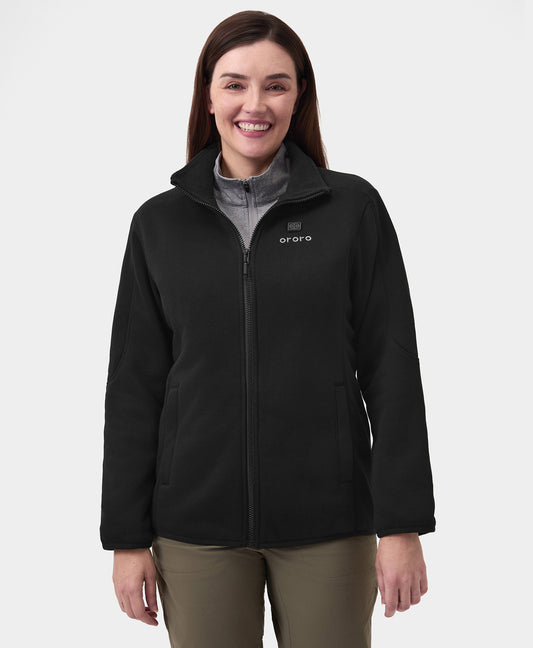 Women's Heated Fleece Jacket (4 Heating Zones)