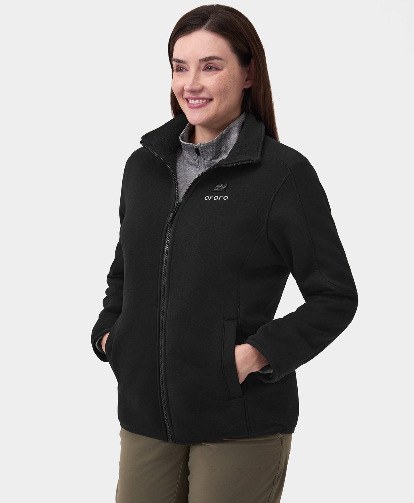 Women's Heated Fleece Jacket (4 Heating Zones)