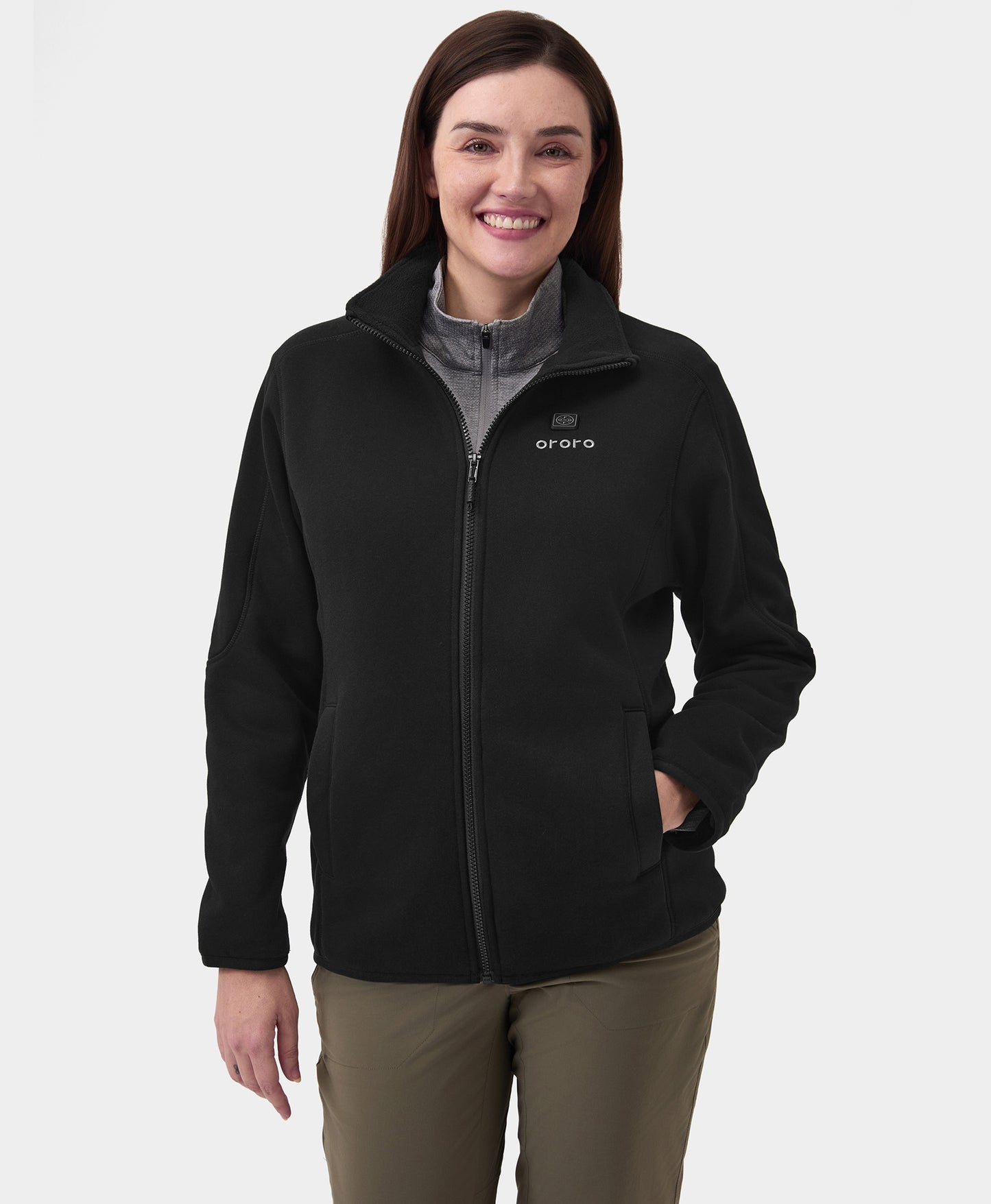 Women's Heated Fleece Jacket (4 Heating Zones)