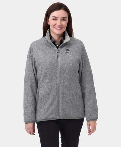 Women's Heated Fleece Jacket (4 Heating Zones)