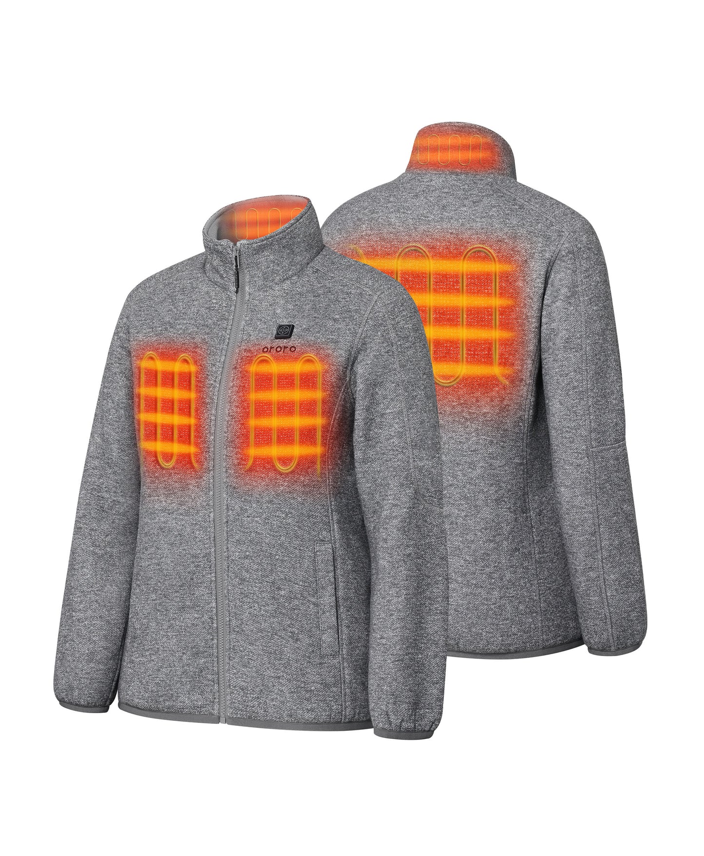 Women's Heated Fleece Jacket (4 Heating Zones)