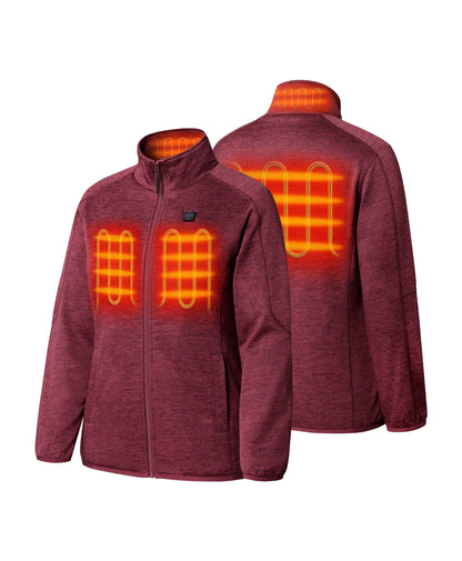 Women's Heated Fleece Jacket (4 Heating Zones)
