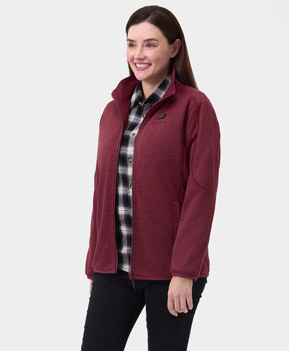 Women's Heated Fleece Jacket (4 Heating Zones)