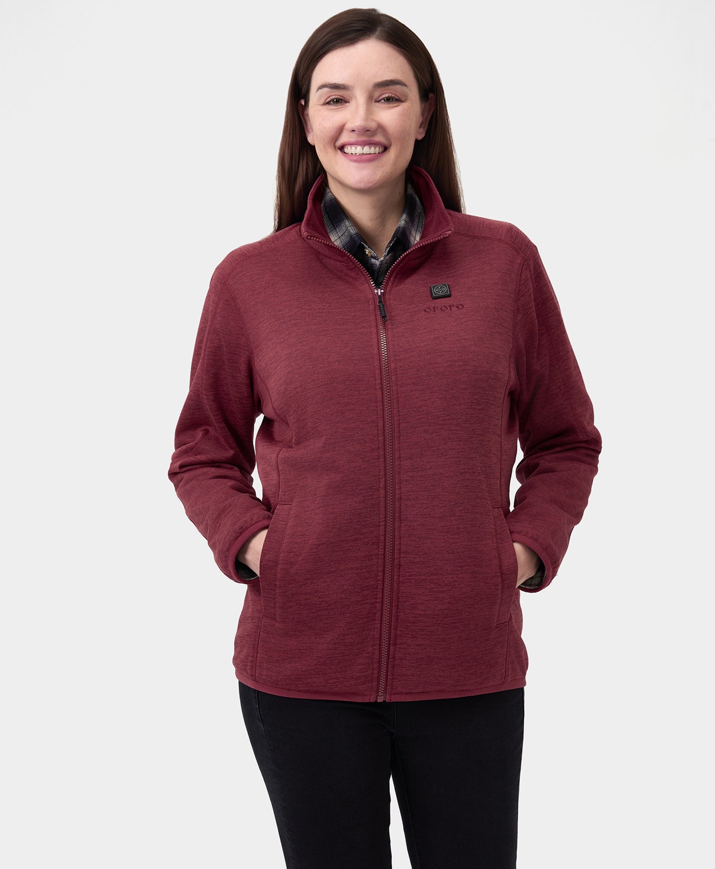 Women's Heated Fleece Jacket (4 Heating Zones)