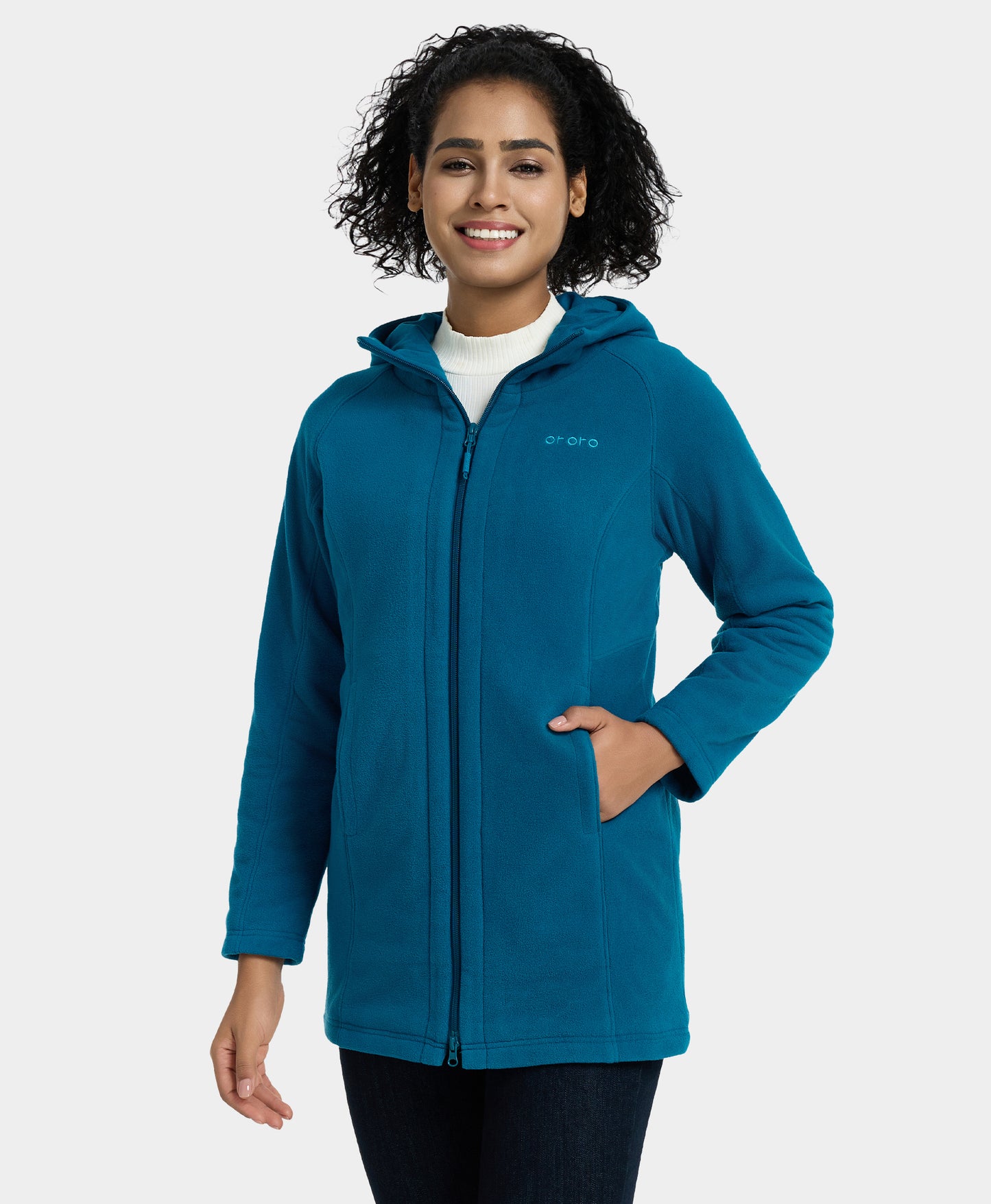 Felicity Women's Heated Fleece Hoodie Jacket