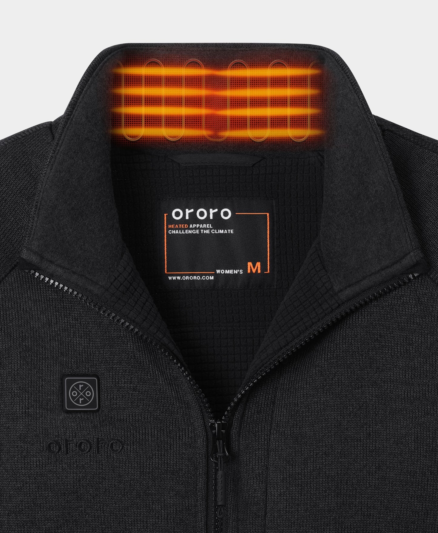 Augusta Tournament Women's 4-Zone Heated Sweater Fleece Jacket (Target's Version)