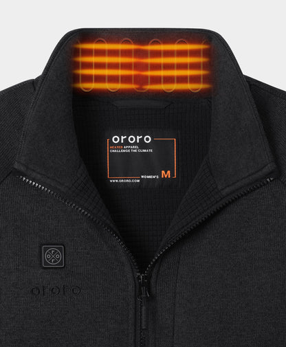 Augusta Tournament Women's 4-Zone Heated Sweater Fleece Jacket (Target's Version)