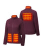 Augusta Tournament Women's 4-Zone Heated Sweater Fleece Jacket (Target's Version)