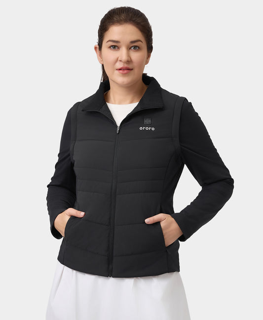 Turnberry Women's Heated Golf Jacket (with Zip-Off Sleeves)