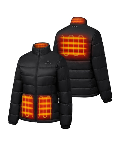 Women's Heated Puffer Jacket (Pocket heating)