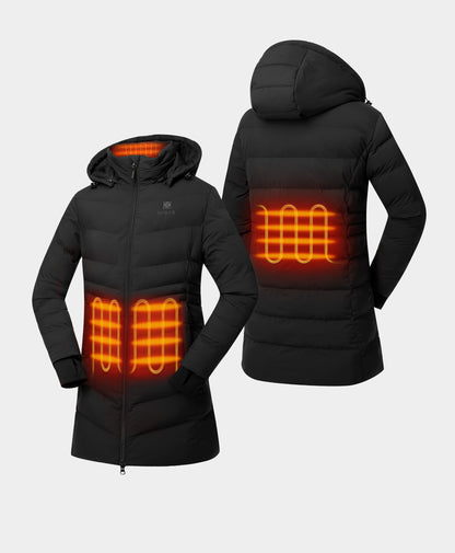 Parkside Women's 4-Zone Heated Puffer Parka Jacket (2025)