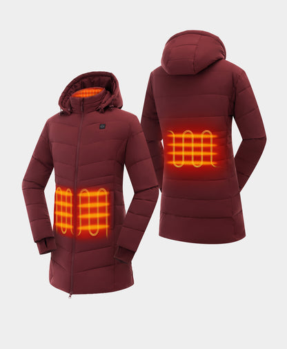 Parkside Women's 4-Zone Heated Puffer Parka Jacket (2025)