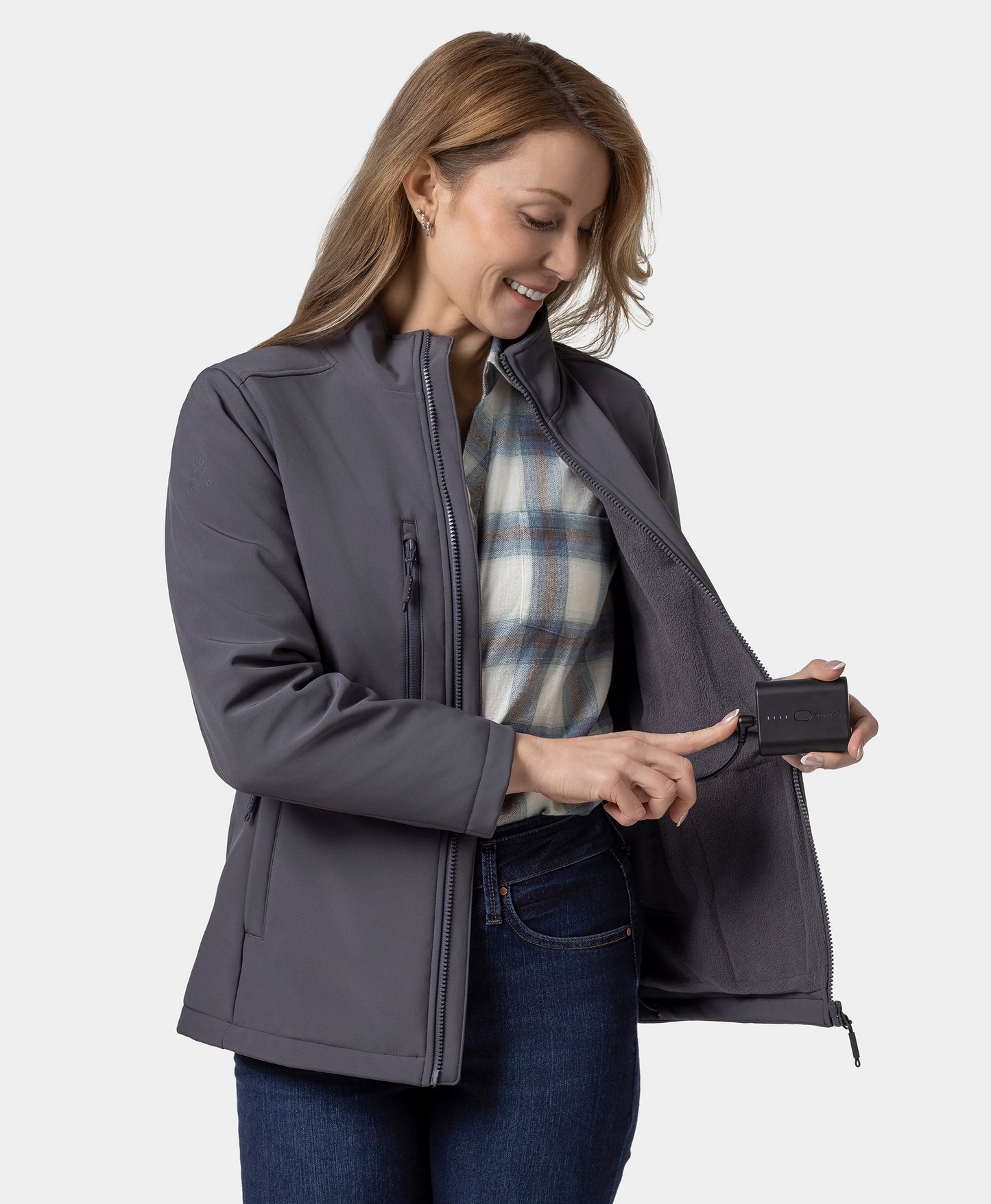 Maverick SureWarm® Women's 6-Zone Dual-Control Heated Softshell Jacket