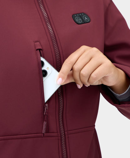 Maverick SureWarm® Women's 6-Zone Dual-Control Heated Softshell Jacket