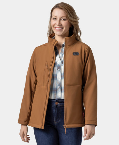 Maverick SureWarm® Women's 6-Zone Dual-Control Heated Softshell Jacket