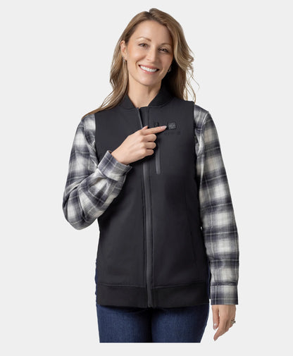 Blair Women's Heated Long Bomber Vest