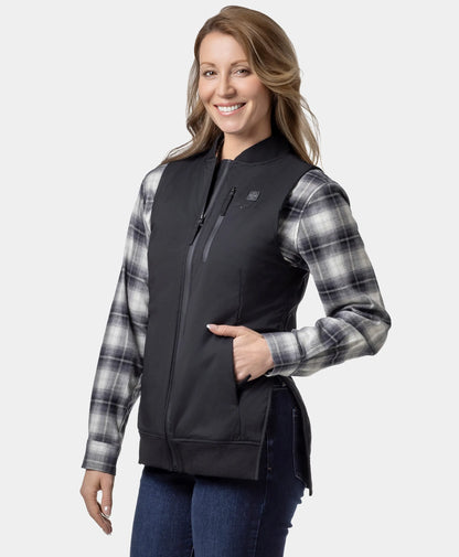 Blair Women's Heated Long Bomber Vest
