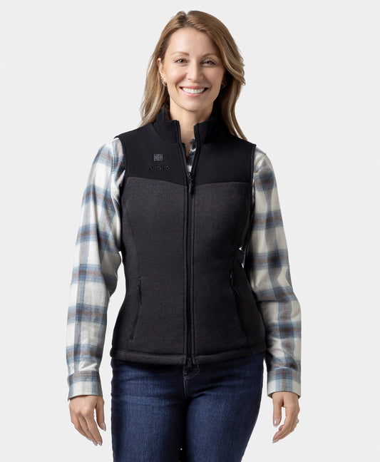 Augusta Women's Heated Sweater Fleece Vest