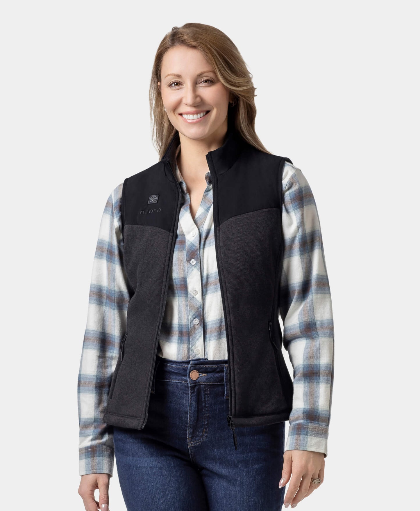 Augusta Women's Heated Sweater Fleece Vest