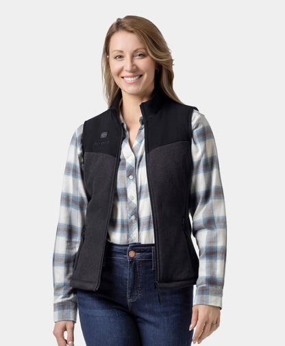 Augusta Women's Heated Sweater Fleece Vest