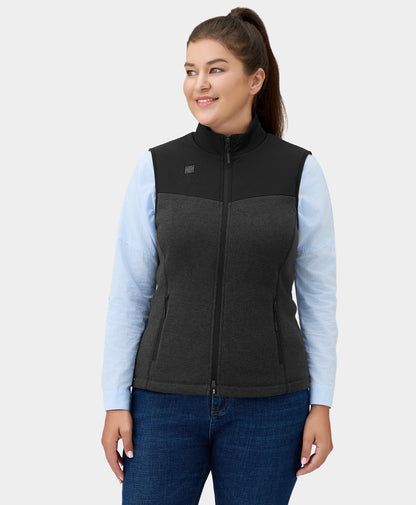 Augusta Women's Heated Sweater Fleece Vest