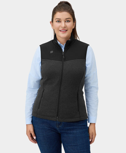 Augusta Women's Heated Sweater Fleece Vest