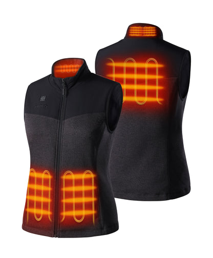Augusta Women's Heated Sweater Fleece Vest
