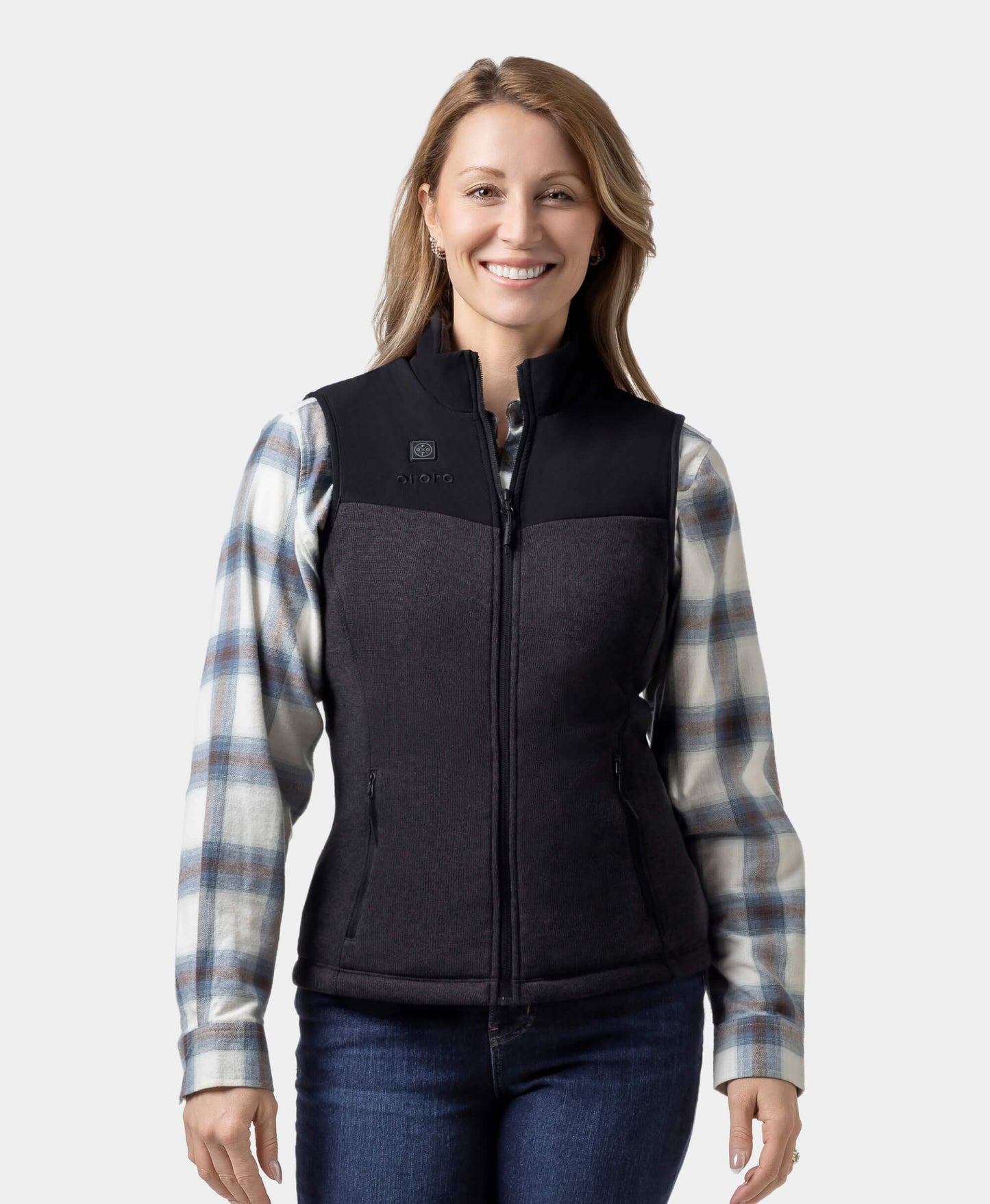 Augusta Women's Heated Sweater Fleece Vest